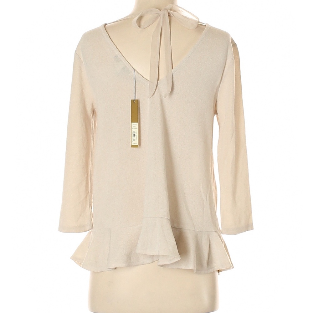 LC Lauren Conrad Embroidered Peplum Sweater New - Picture 8 of 8